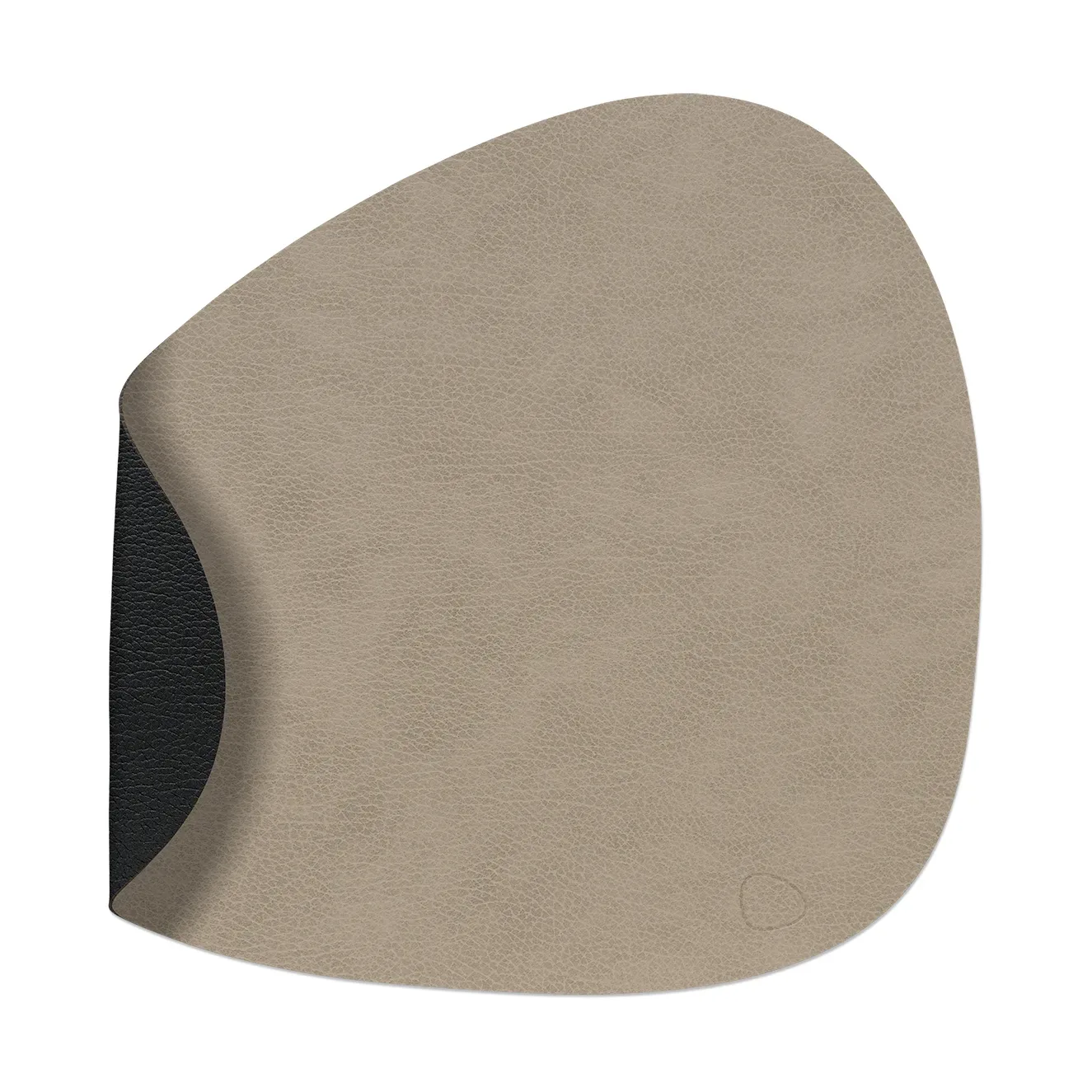 LIND DNA Bull Platzdecke reversibel curve L 1 St. Warm grey-black