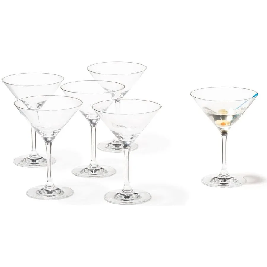 Cocktailgläser-Set Leonardo transparent Kristallglas H 15 cm 0.20 l 6 Stk