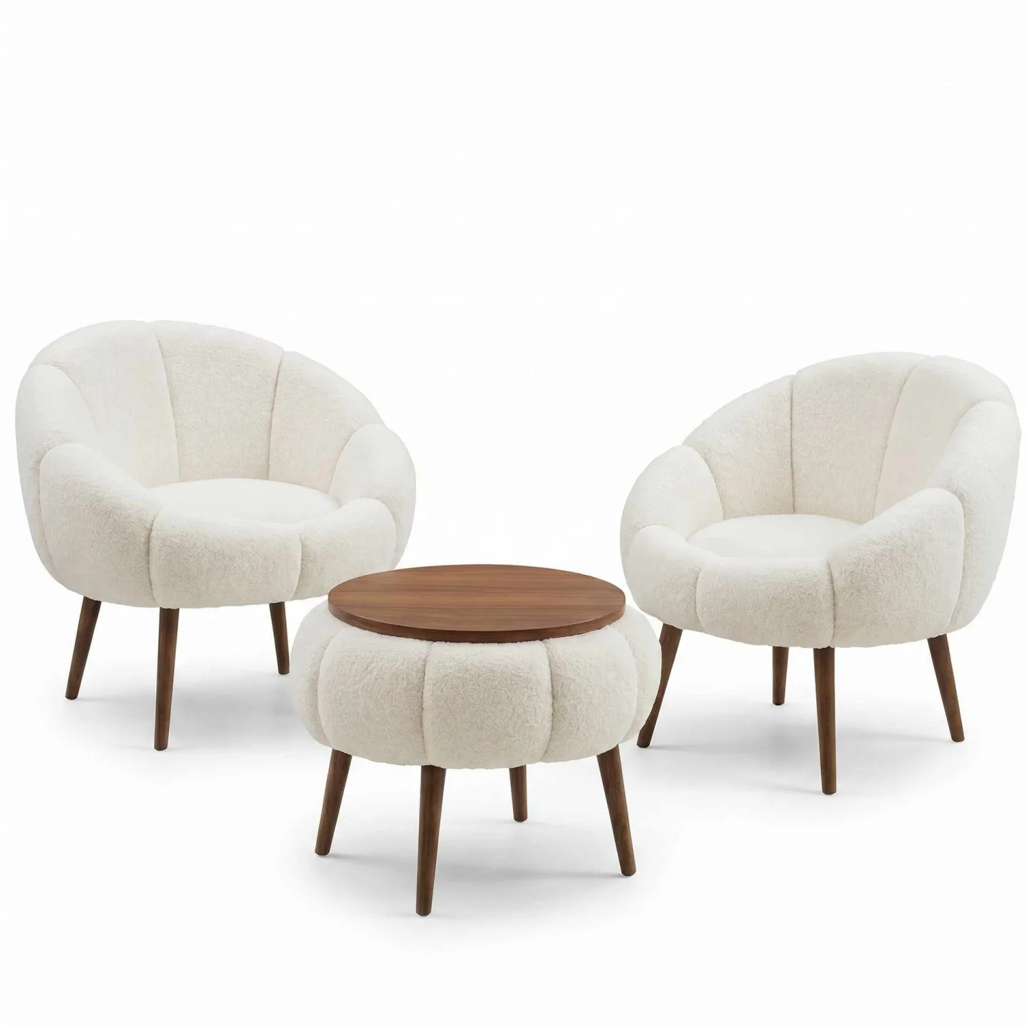 Havel Fåtöljer med bord 3 delar -