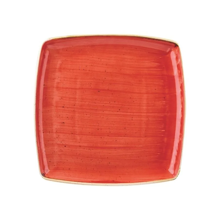 Churchill Platte Stonecast Rot Porzellan 26.8 cm 26.8 cm