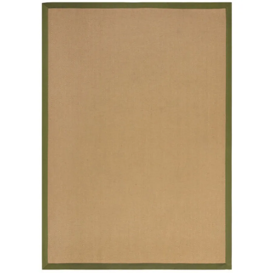 Teppich Kiria Grün, Natur Stoff 230 x 160 cm