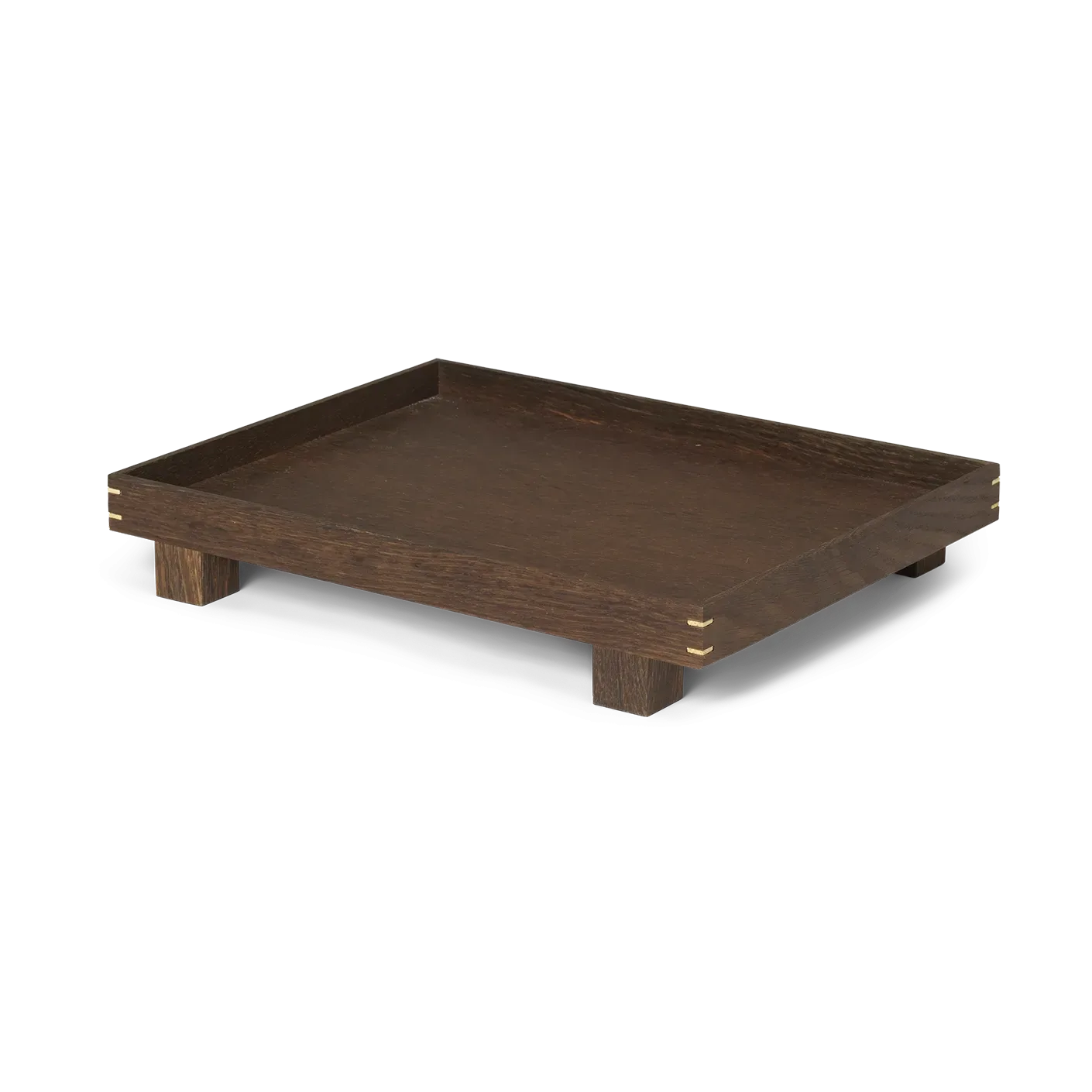 Ferm Living Bon Holztablett small Smoked oak