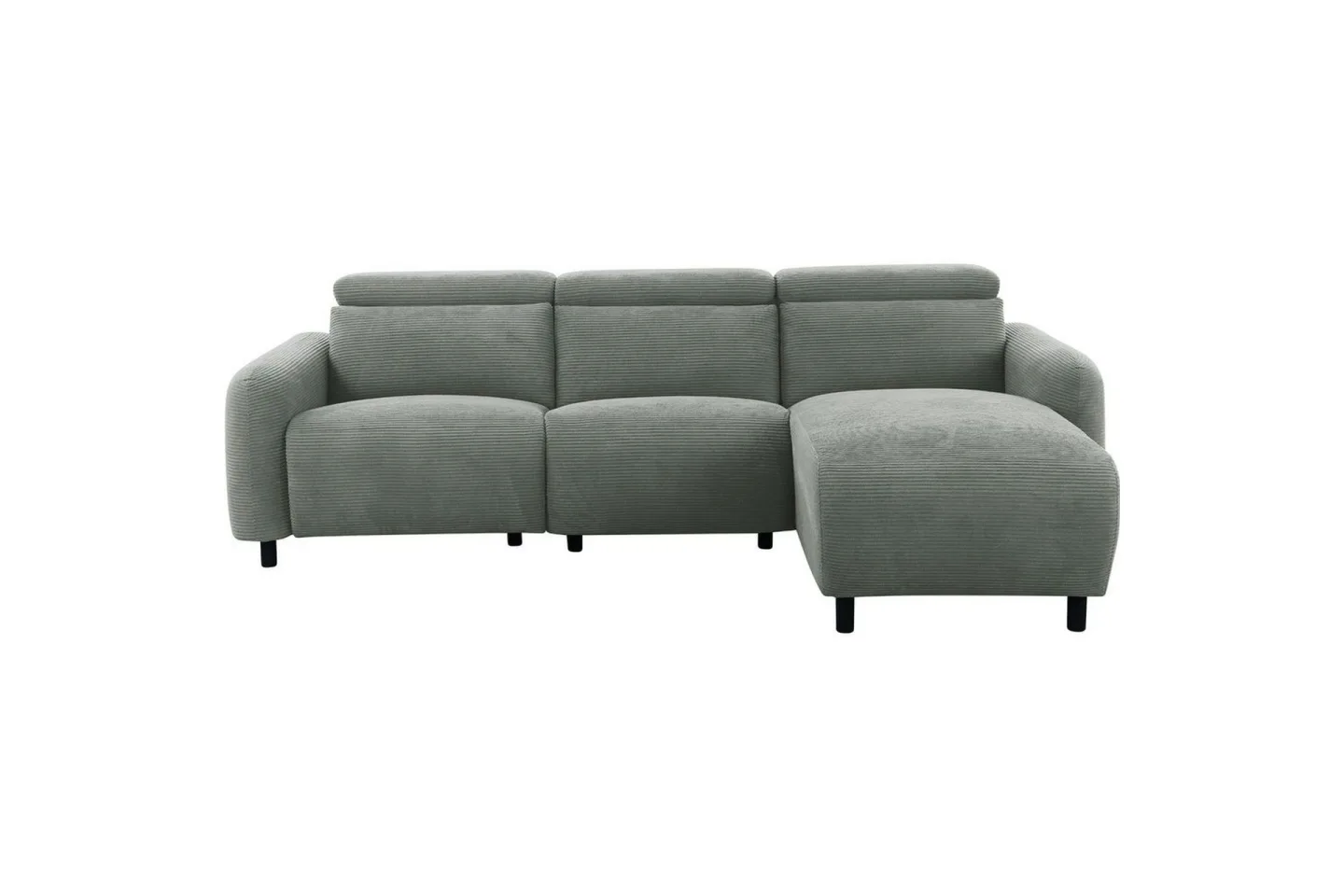 Reclinersoffa med hörn Loft24 Skaane Reclinersoffa 3-sits Grey1 Manchester -
