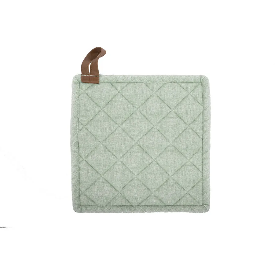 Topflappen Myrna Grün Baumwolle 20 cm