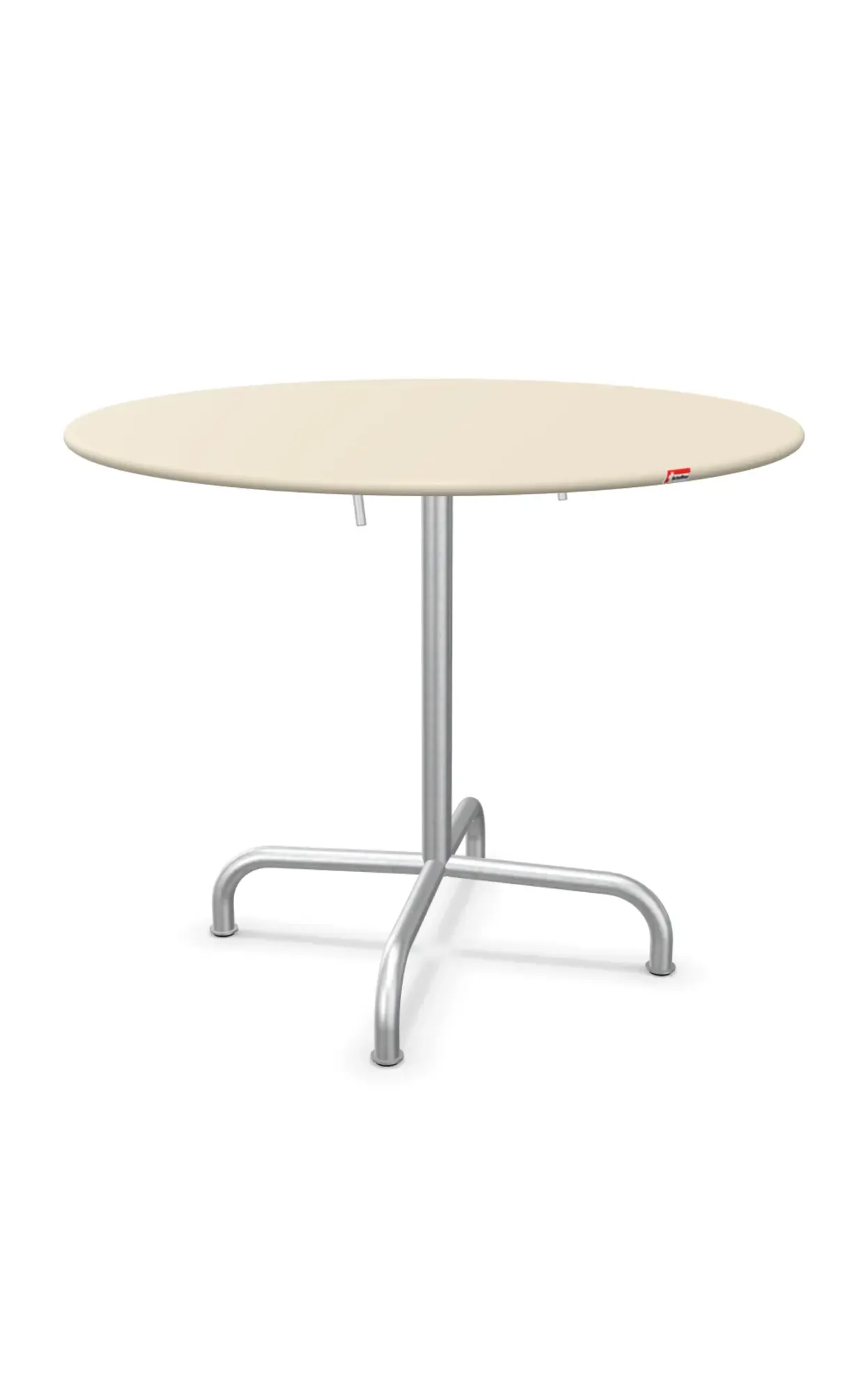 Schaffner Metalltisch Rigi Rund Feuerverzinkt Beige | Schubiger Möbel