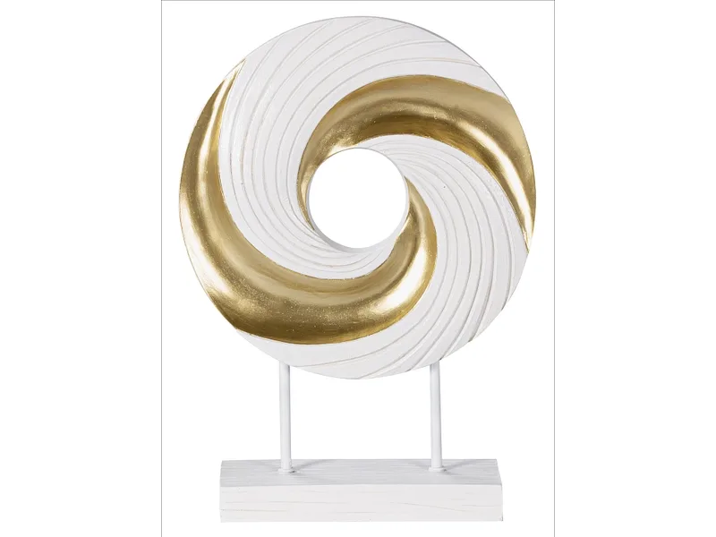 Abstrakte Statue DIANE Weiss