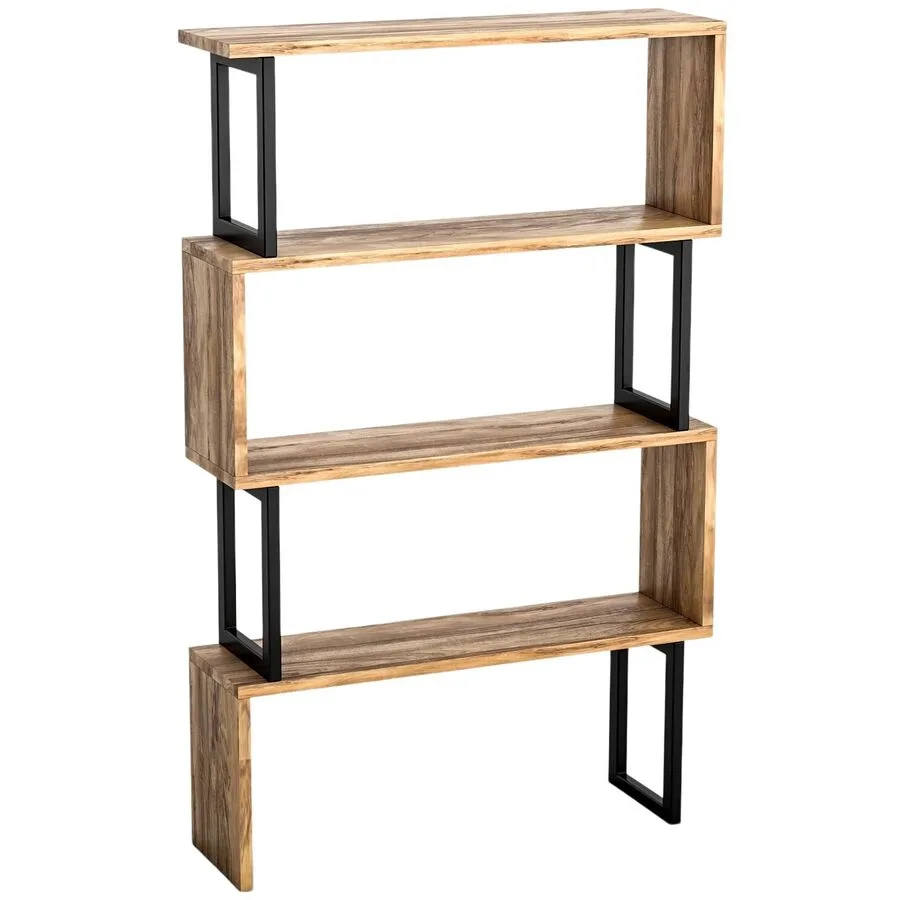 Bücherregal Yemek Walnuss Melaninbeschichtete Mischholz (Spanplatte) B 80 H 128 cm