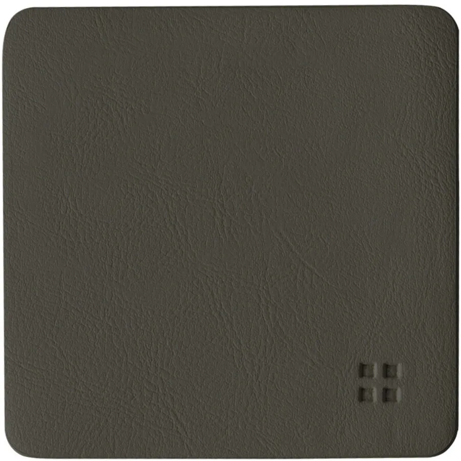 Untersetzer Ambiente anthrazit PVC Quadratisch B 10 cm