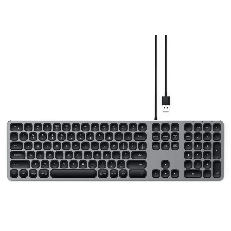 SATECHI USB Alu US Keyboard (Mac) - Farbe: graphit
