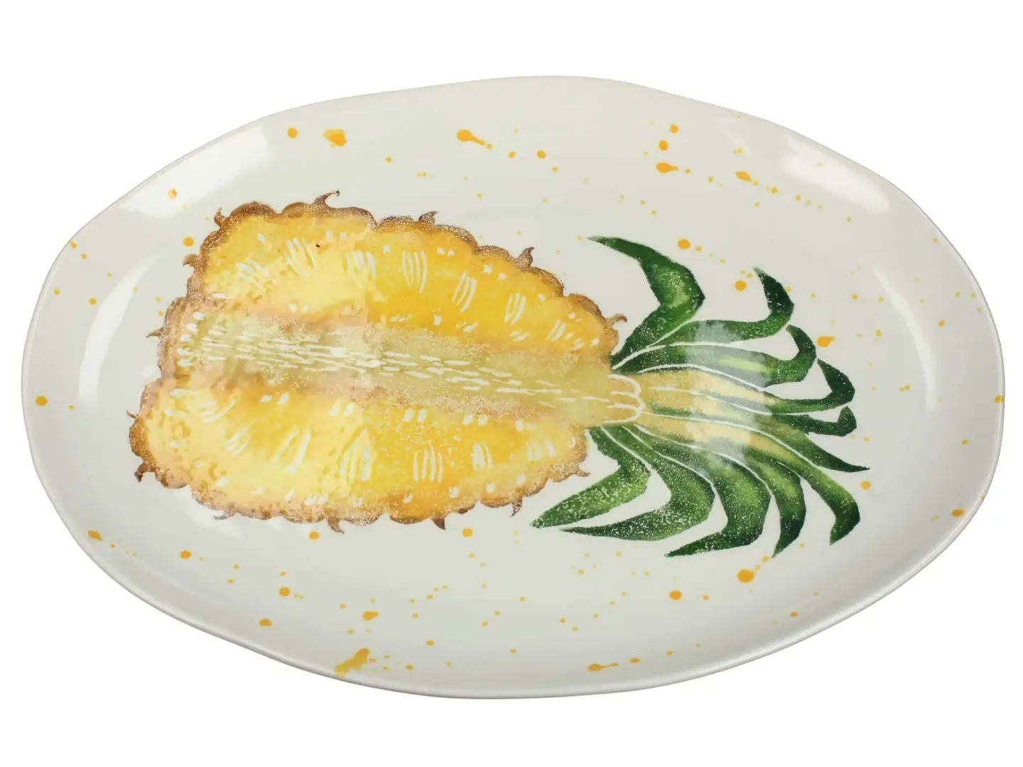 Kersten Schale Ananas H: 4 cm Mehrfarbig | Schubiger Möbel
