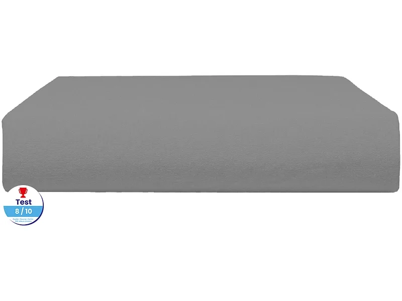 Fixleintuch DH JERSEY PEIGNE 120x200cm grau