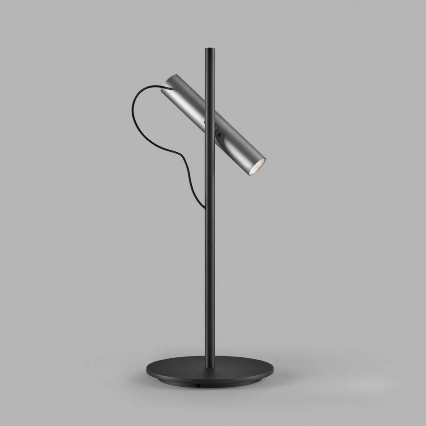 Spirit T1 Tischleuchte Dim. Titanium/Schwarz - LIGHT-POINT - Wohnzimmer - Aluminium