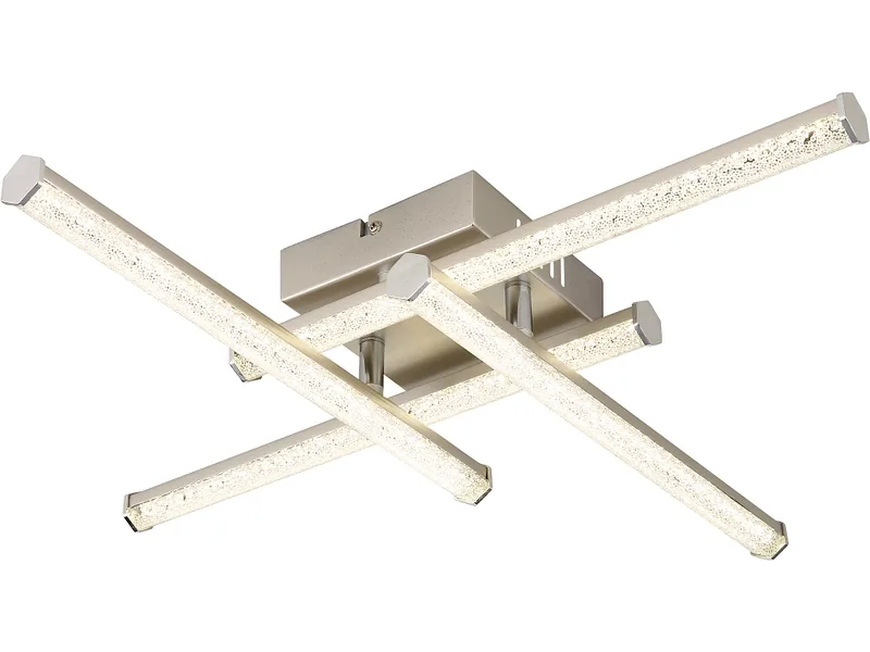 Deckenlampe LED REDA 50cm 24W silberfarben