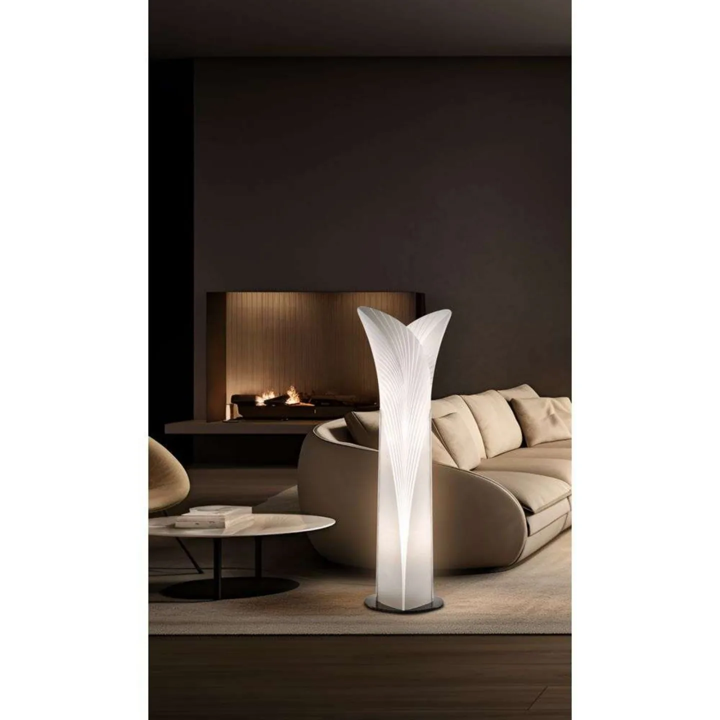 Las Palmas Golvlampa XL Vit - SLAMP - Vardagsrum - Plast