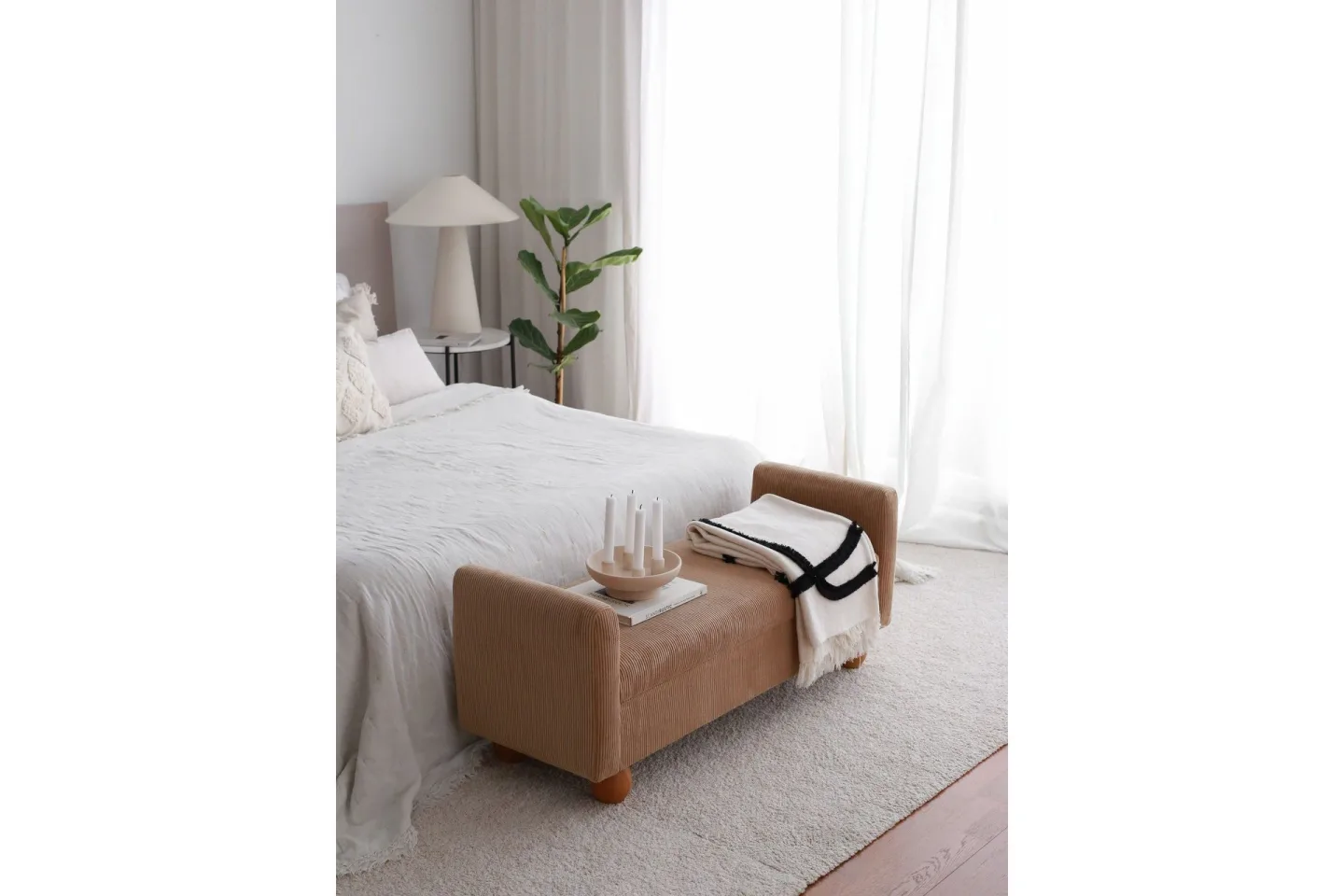 Sandikli Sittpuff 115 cm - Camel