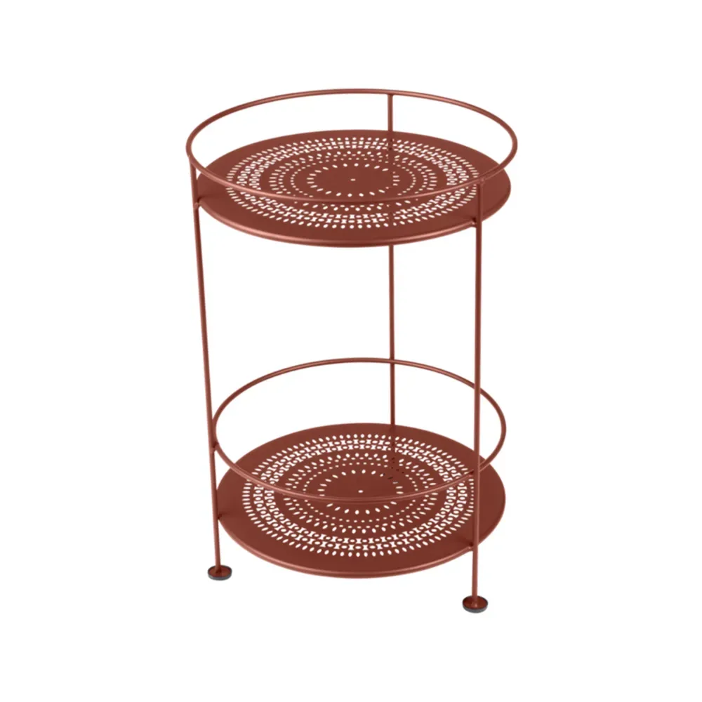 Fermob Guinguette sidobord utan hjul Red ochre (röd)