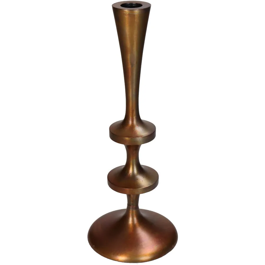 Kerzenständer Kaars Bronze Aluminium 27 cm