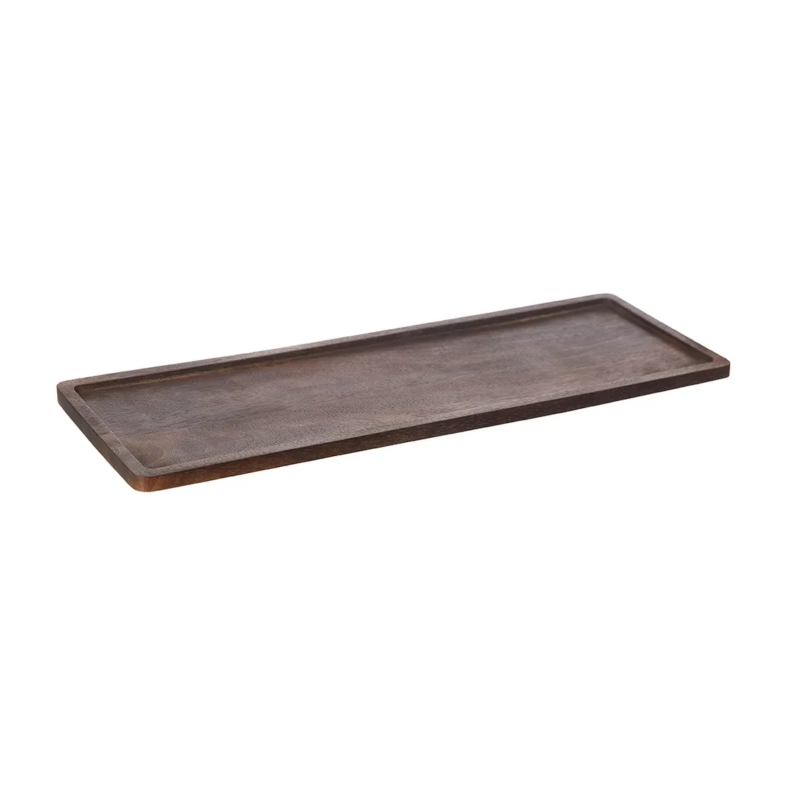 ERNST Ernst Holztablett 15 x 45cm Dunkelbraun
