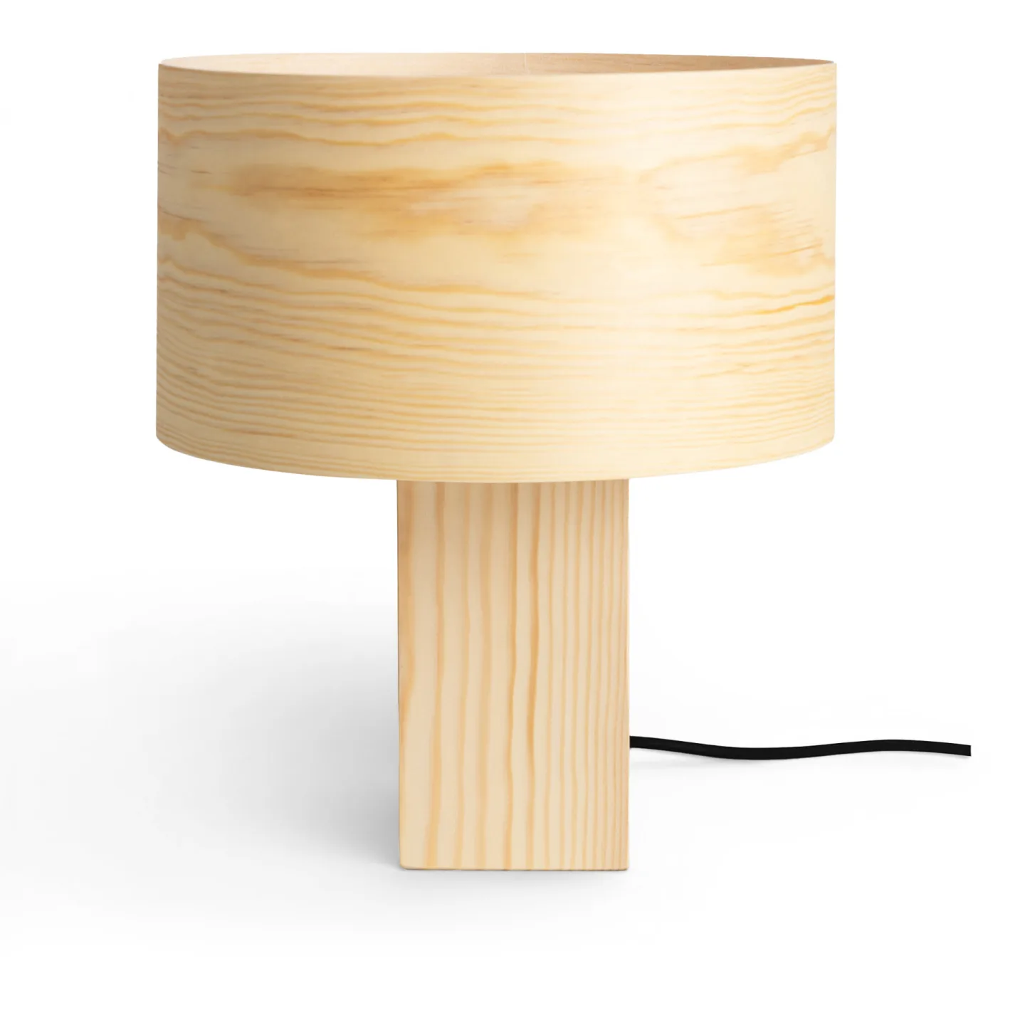 Vaarnii - 018 Hoop Table Lamp - Natural Pine Medium - Bordslampor - John Tree - Trä