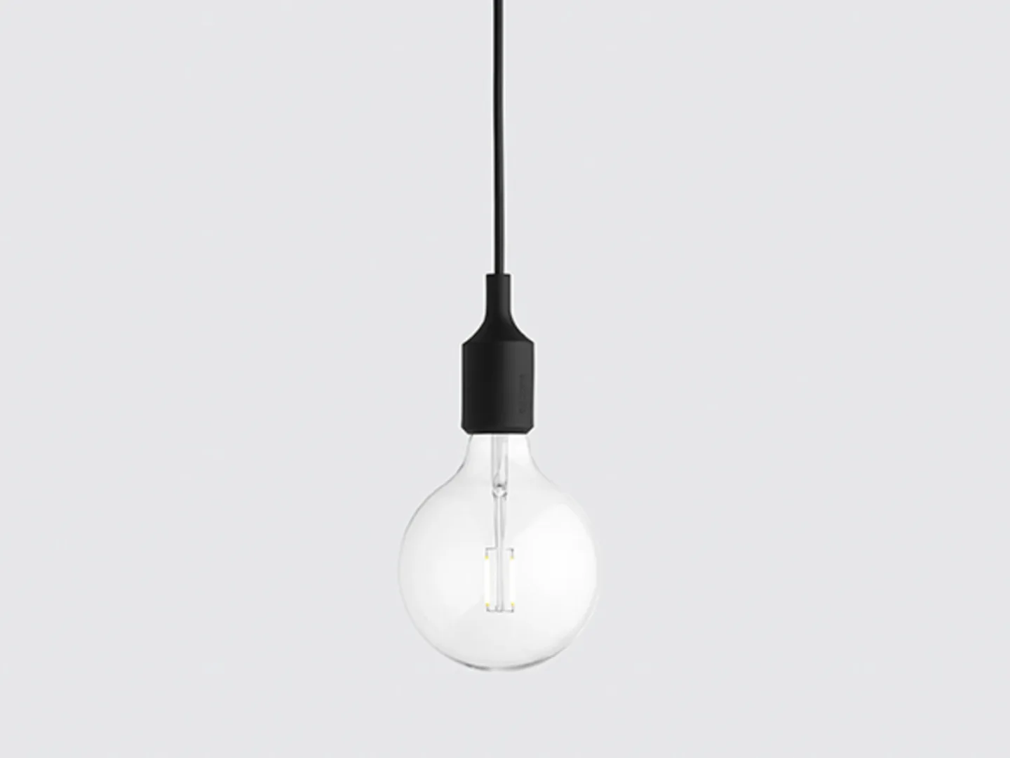 E27 Pendel Black - Muuto - Spisestue - Design - Plast