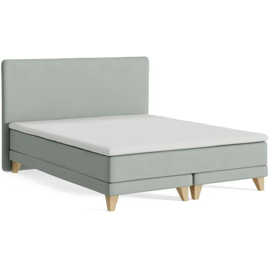 Boxspringbett President Grün Stoff 160 x 200 cm - Möbel Konfigurator: Traummöbel individuell zusammenstellen