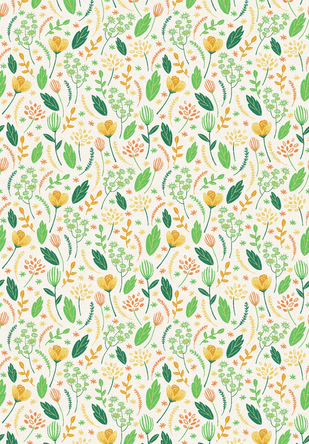 Wilton-teppe - Fleur (gul/grønn/multi) (Størrelse: 200 x 280 cm)