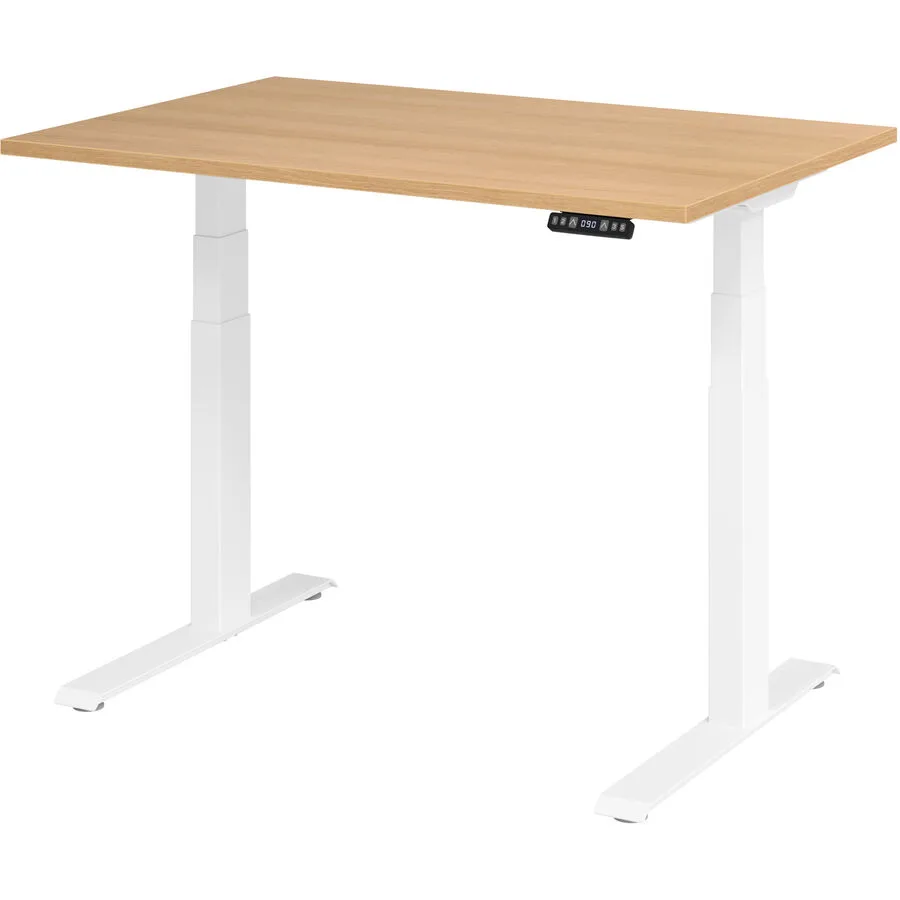 Schreibtisch Office eiche Holzwerkstoff B 120 T 80 cm