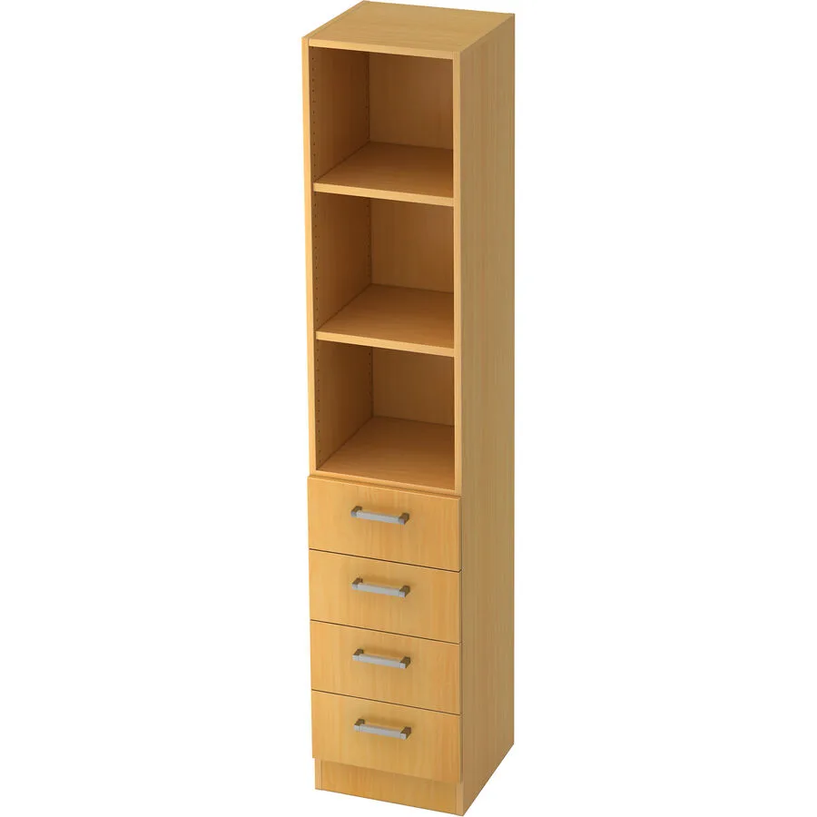 Regal Office buche Holzwerkstoff B 40.6 cm H 200.4 cm