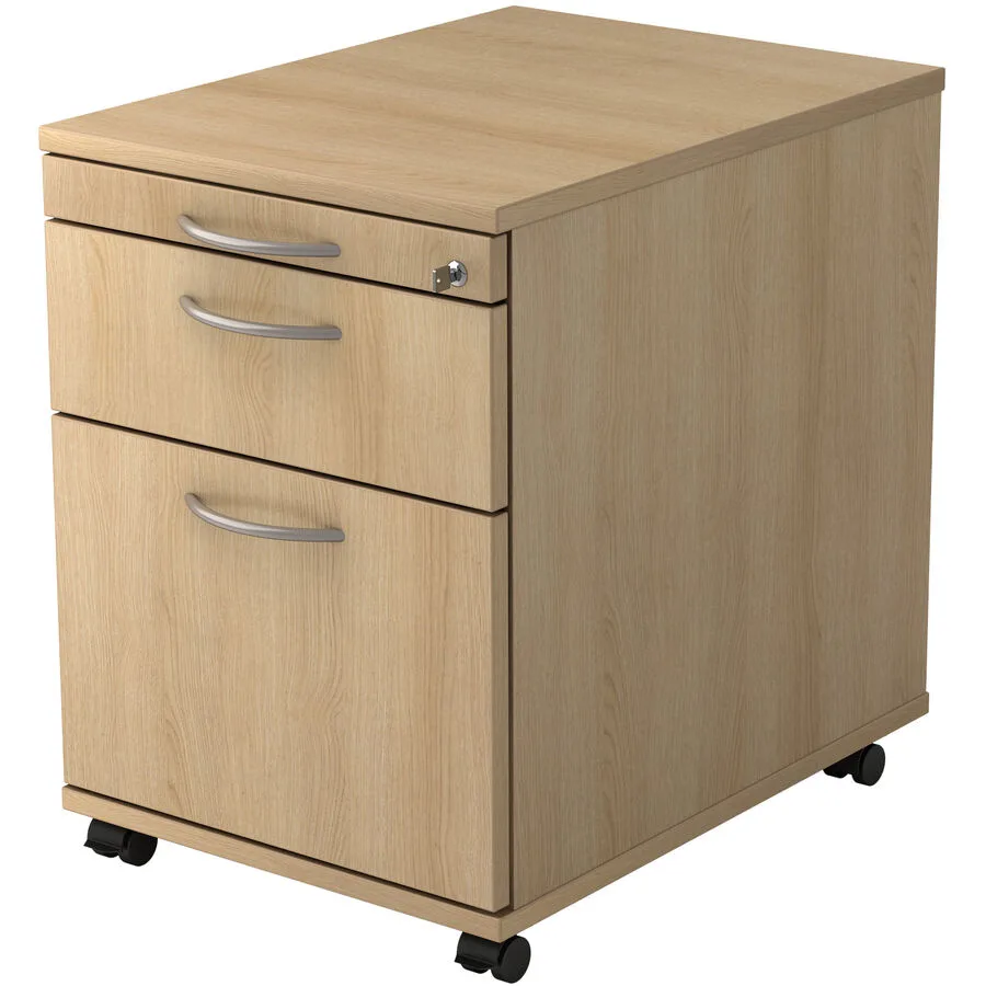 Rollcontainer Office eiche Holzwerkstoff B 42.8 H 59 cm