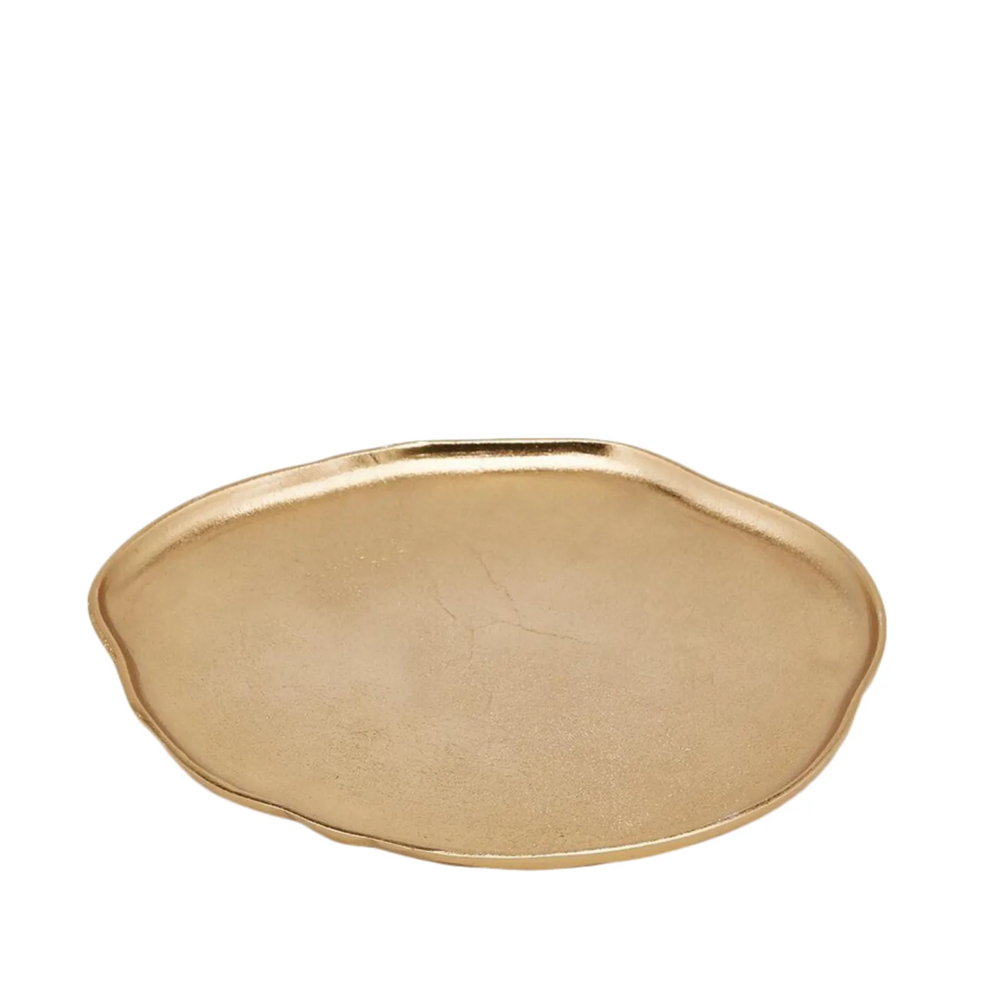 Edg Teller Aluminium Gold D: 30 cm | Schubiger Möbel