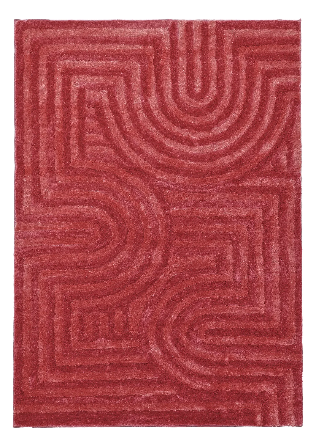 Ryetepper - Volos (rød/rosa) (Størrelse: 160 x 230 cm)