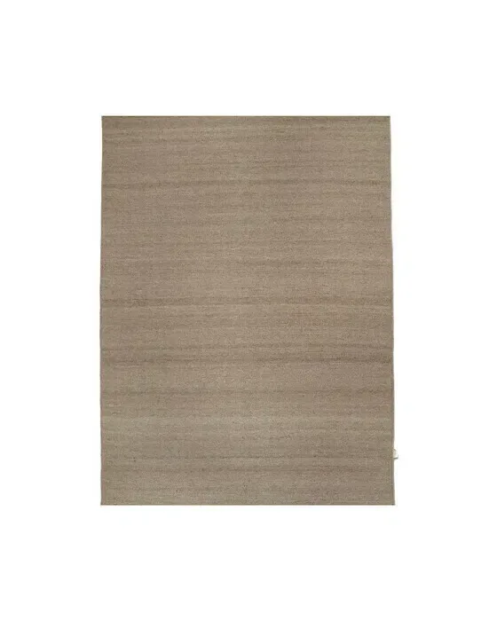 Plain tæppe naturbeige
