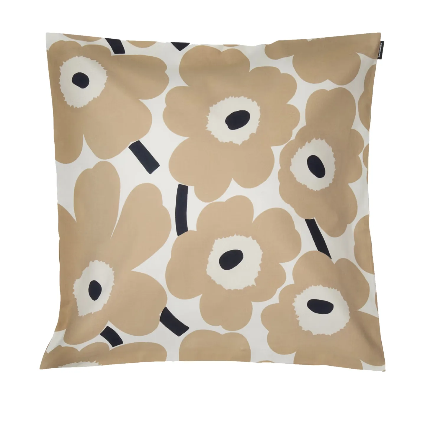 Marimekko - Pieni Unikko Pc 50x50 Cm White Beige Dark Blue - Prydnadskuddar och kuddfodral - Maija Isola