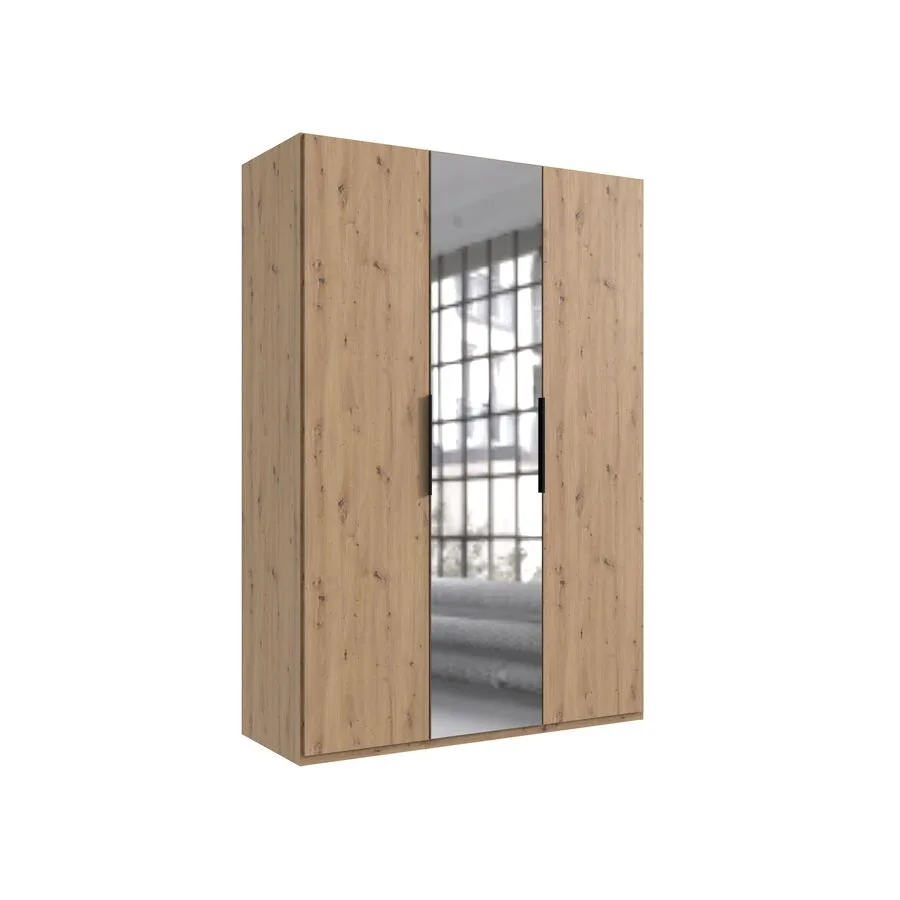 Kleiderschrank Sanko Eiche Nachbildung Holzwerkstoff B 150 cm