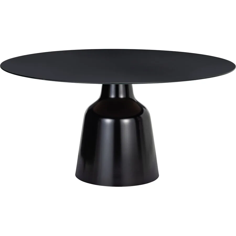 Salontisch Mondo schwarz Glas, Metall B 70 T 70 cm