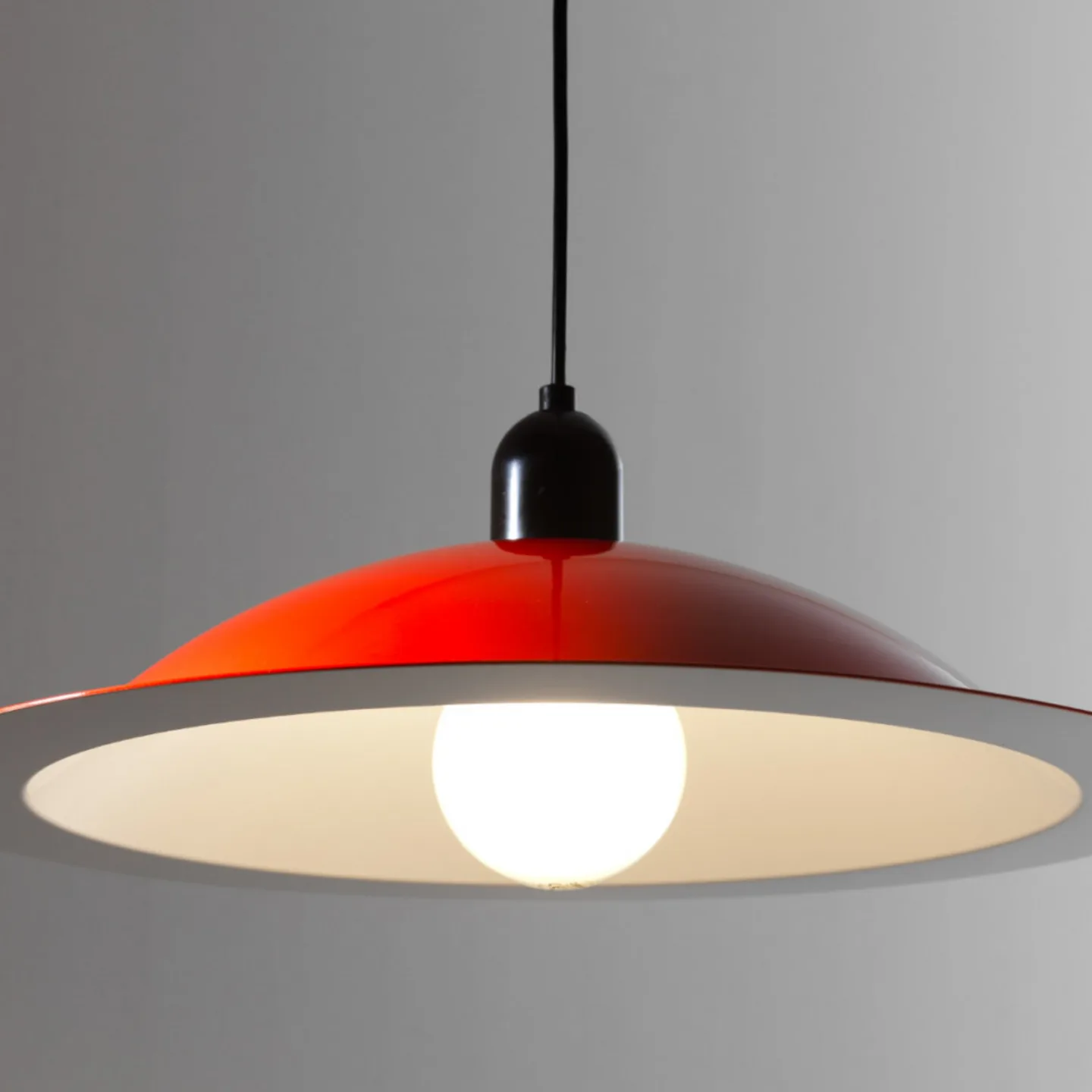 Lampiatta LED-Hängeleuchte, koralle, Ø 50 cm - Stilnovo - Wohnzimmer - Design - Metall - Einflammig