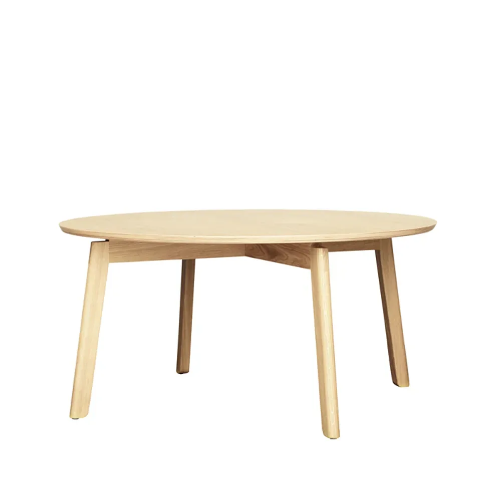 Fogia Area Couchtisch Eiche mattlack, ø80 h.39 cm