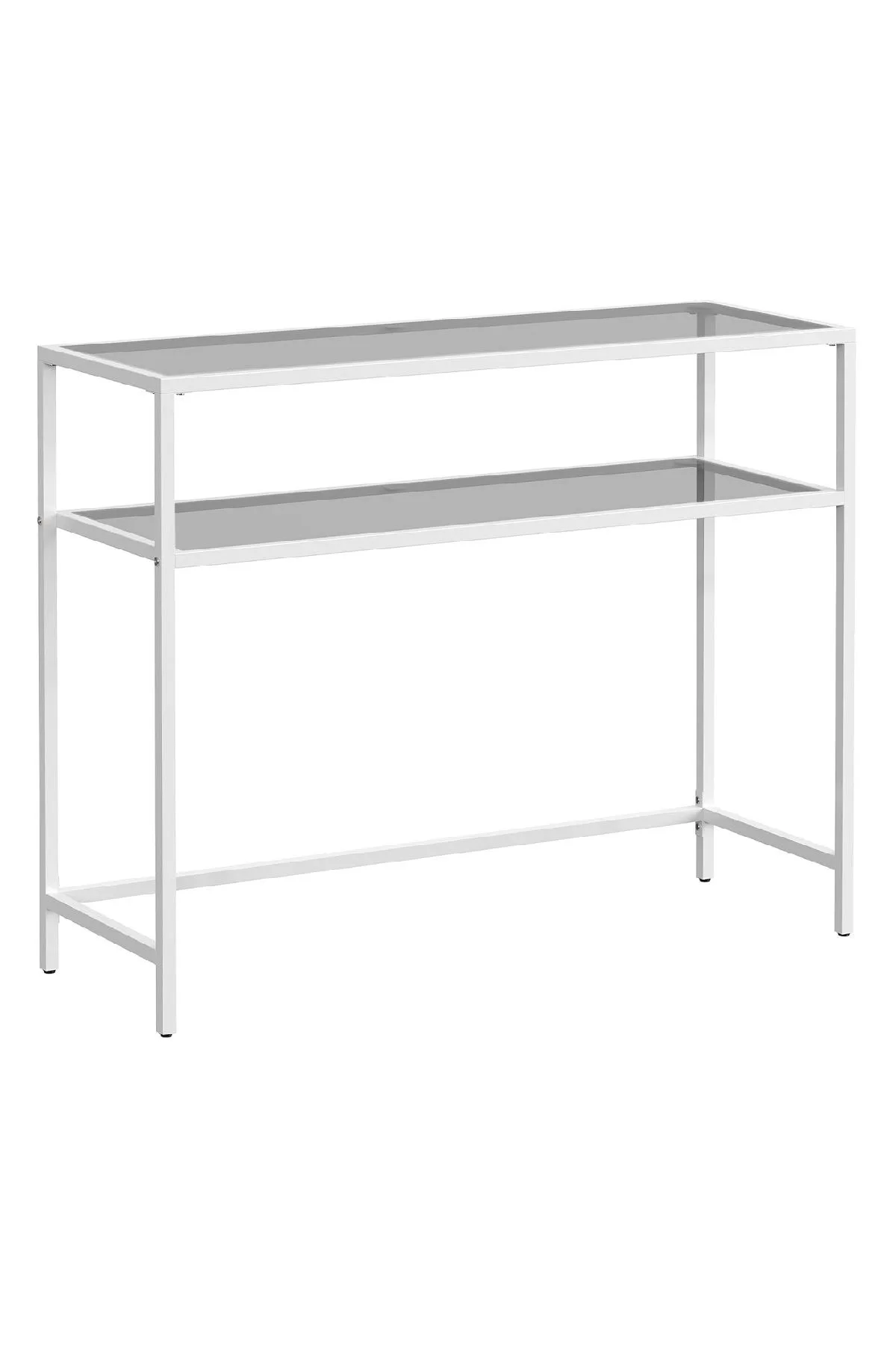 Rovena Byrå 90 cm - Vit och transparent