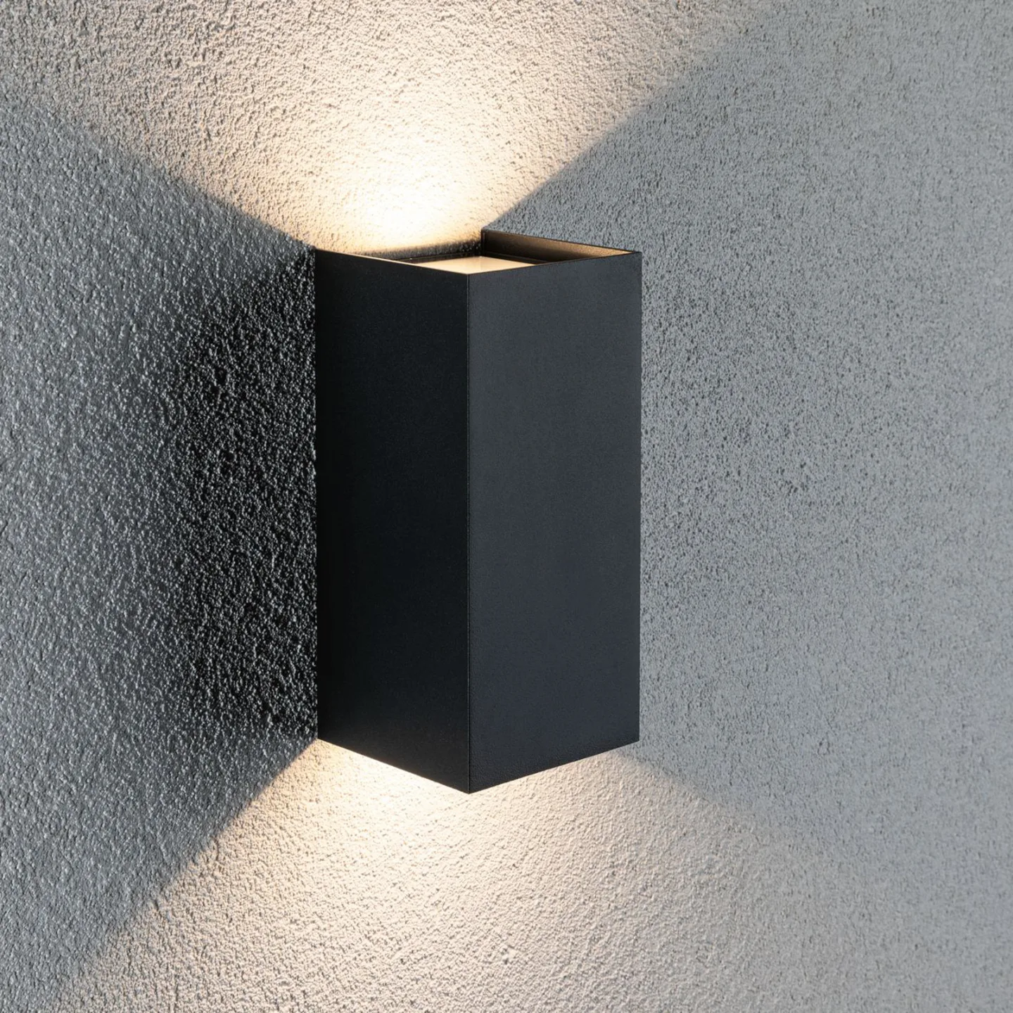 Flame LED-Außenwandlampe 22cm, anthrazit, up/down - Paulmann - Modern - Metall - Mehrflammig