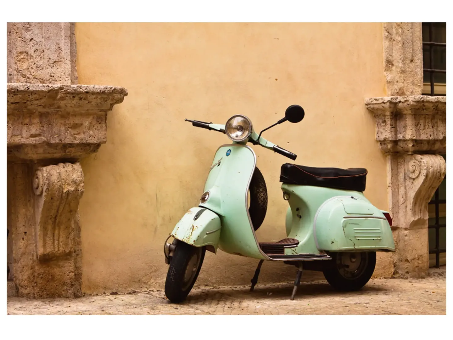 image LAND Digitaldruck auf Acrylglas Dolce Vita! Italienischer Roller | Schubiger Möbel