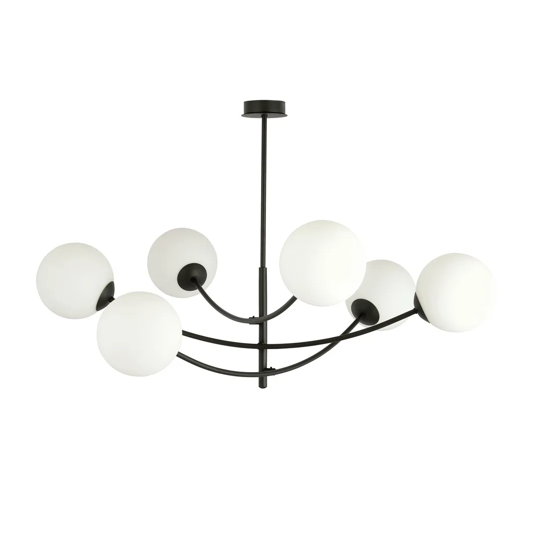 Emibig Lighting - Hunter Ø90 - Taklampa - Svart/Vit