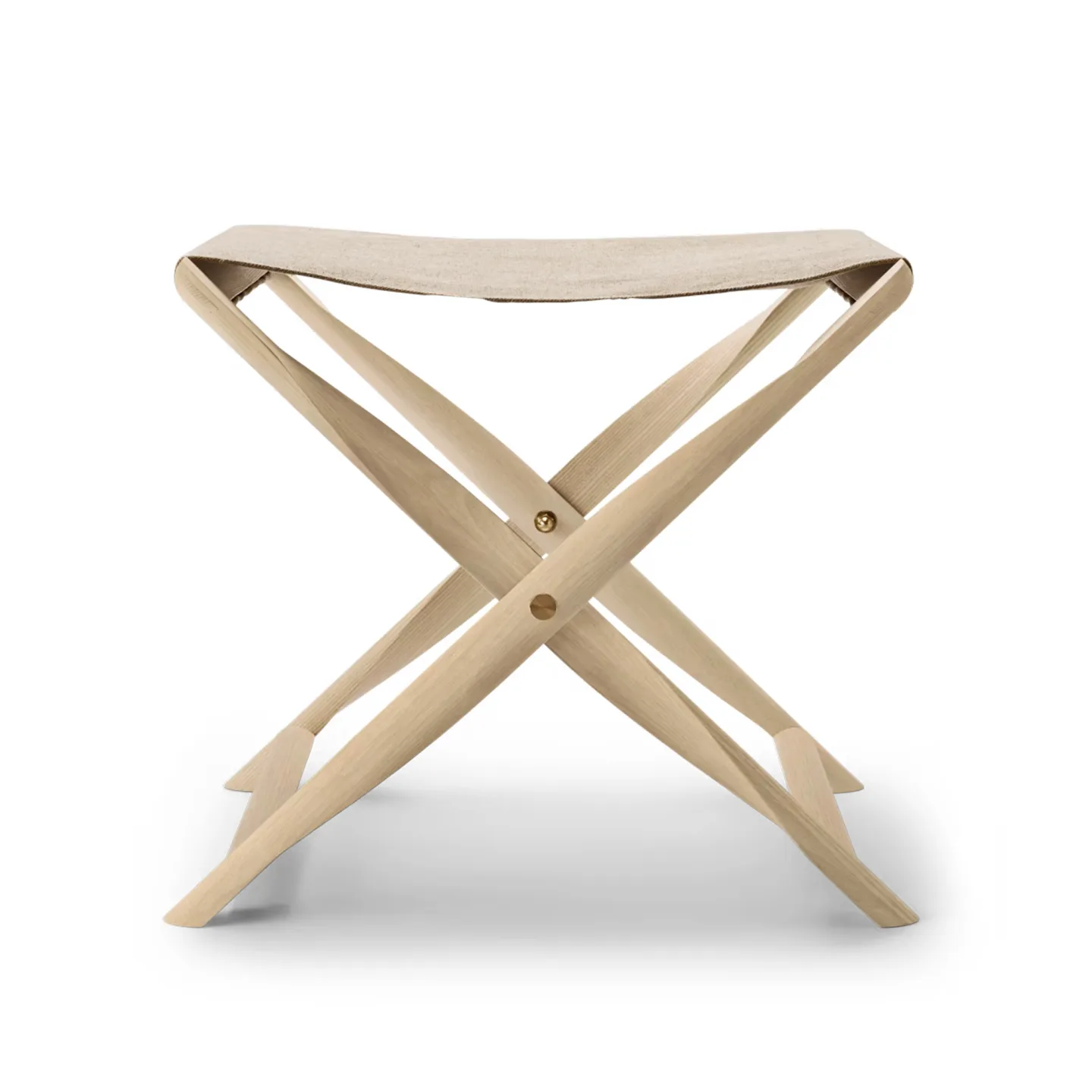 Carl Hansen - KK87830 Propeller Stool Oak Soap Canvas Nature 720 g - Pallar - Kaare Klint - Träfärgad - Trä