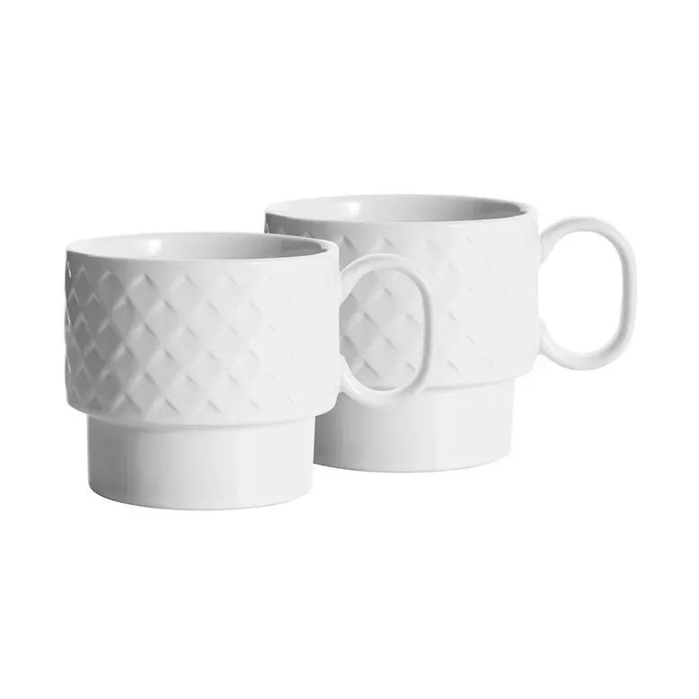 Sagaform Coffee & More Teetasse 2er-Pack Weiß