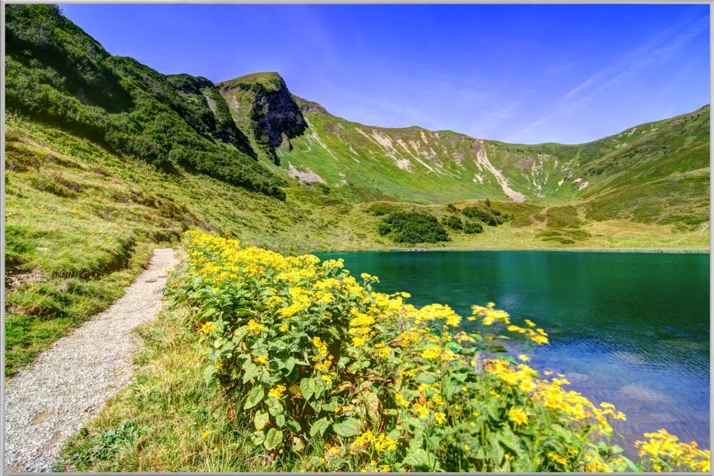 image LAND Bild mit Rahmen Bergsee | Schubiger Möbel