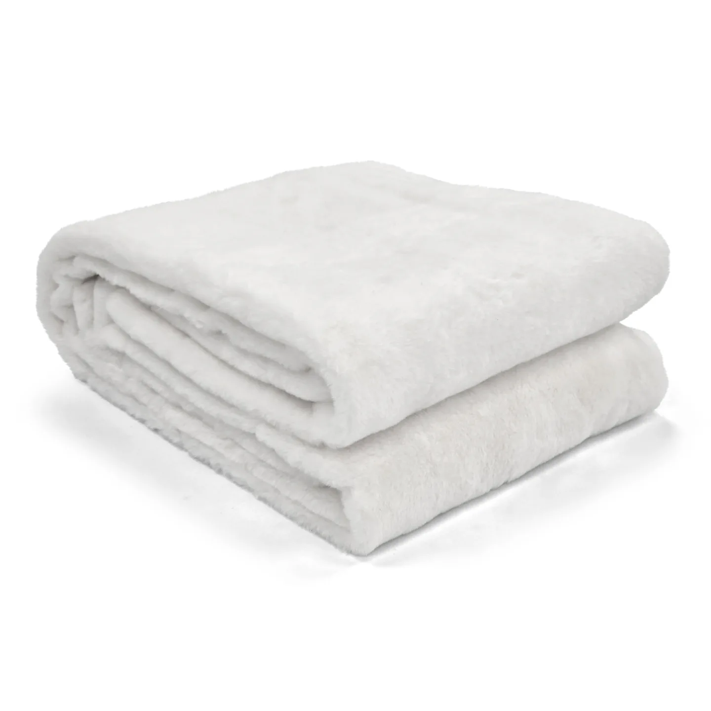 Pledd - Aranga Super Soft Throw (hvit) (Størrelse: 130 x 170 cm)