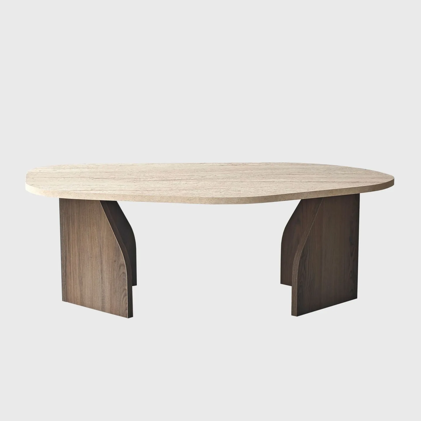 Berriaren Skrivbord 100x35x60 cm - Travertine Walnut