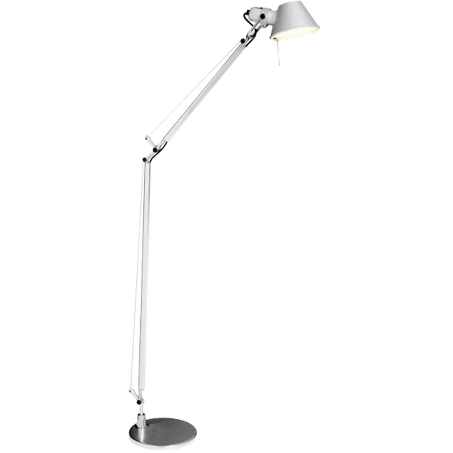 Designer-Leselampe Artemide Tolomeo Lettura E27 H 167 cm - Farbe: silber - Material: Aluminium