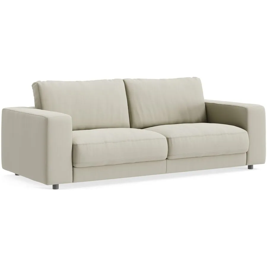 Sofa Ava Bezug: 100% Polyester silver B 230 T 107 cm - Möbel Konfigurator: Traummöbel individuell zusammenstellen