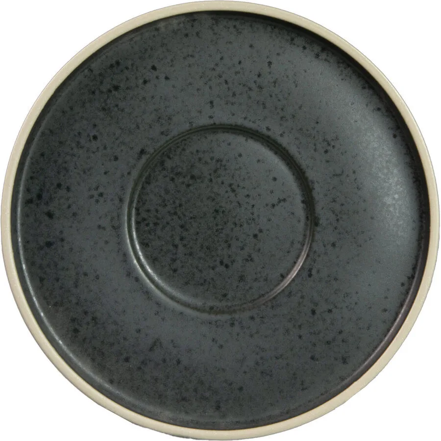 Untertasse Calypso sepia Stoneware D 15 cm 1 Stk