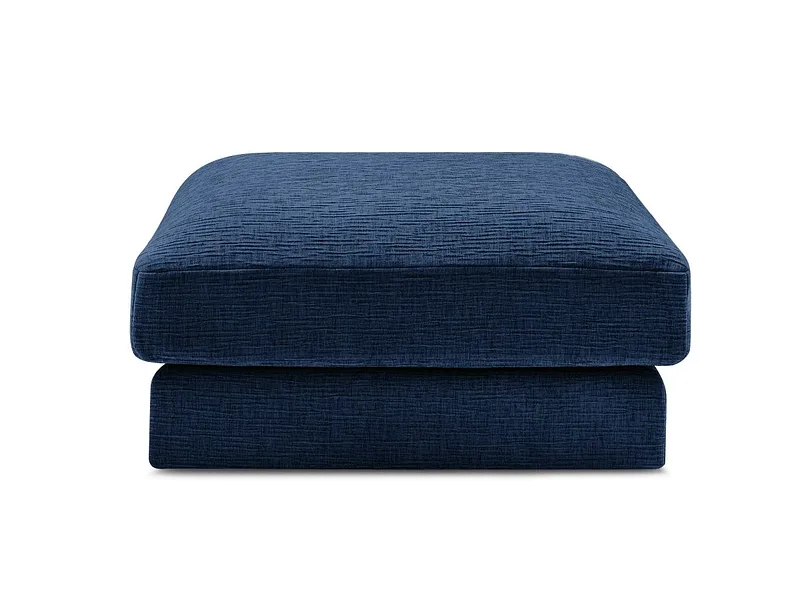 Sitzsack BOBOCHIC LEONARD 86x86x43cm stoff mit textur dunkelblau